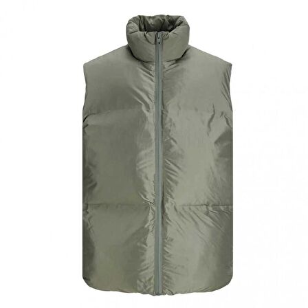Jack & Jones Jprblakent Puffer Vest Gri Erkek Yelek 12213862-Mulle