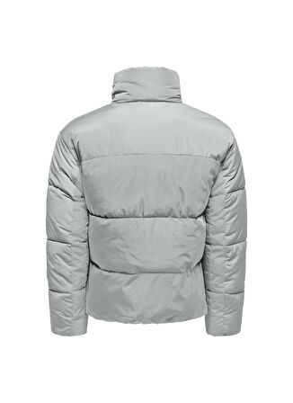 Only & Sons Açık Gri Erkek Mont 22022866_ONSEVERETT PUFFER JACKET O