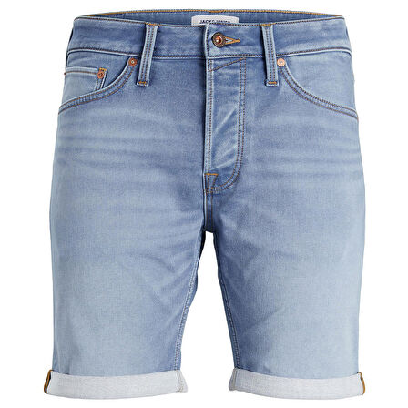 Jack & Jones Rick Icon Erkek Mavi Jean Şort (12223675-BD)