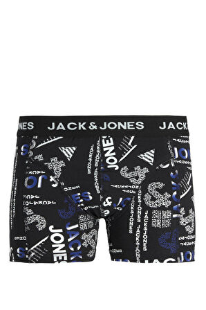JACMOIZ LOGO TRUNK SN Siyah Erkek Boxer