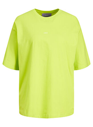 JJXX Bisiklet Yaka Sarı Kadın T-Shirt 12205777