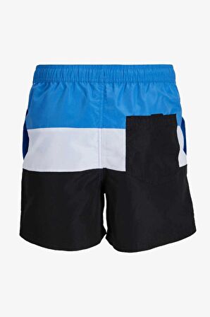 Jack & Jones Jpstfiji Jjswim Colorblock Sn Sarı Erkek Deniz Şortu 12227260-Super
