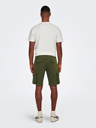 Only & Sons Erkek Kargo Cepli Şort Cargo Shorts- 22024564