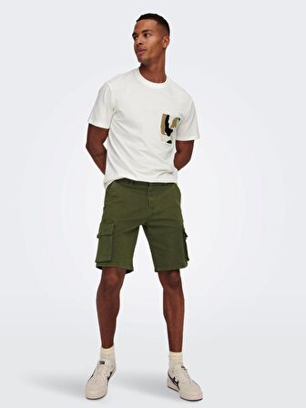 Only & Sons Erkek Kargo Cepli Şort Cargo Shorts- 22024564