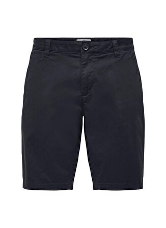 Only & Sons Normal Koyu Lacivert Erkek Şort 22018237_ONSCAM SHORTS PK 8237