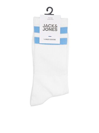 Jack & Jones Beyaz Erkek Çorap 12228604_JACELI TENNIS SOCK SN