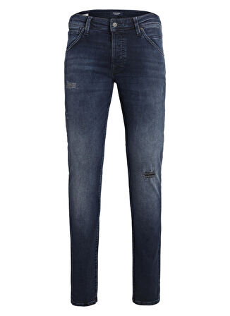 Jack & Jones Düşük Bel Slim Fit Lacivert Erkek Denim Pantolon 12223629_JJIGLENN JJFOX JOS 227 50S