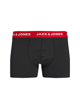 Jack & Jones Siyah Erkek Boxer 12224869_JACFLOWER SKULL MICROFIBER