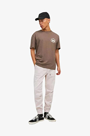 Jack & Jones Jpstgordon Jjlewıs Jogger Ama Noos Beyaz Erkek Eşofman 12229712-Moonb