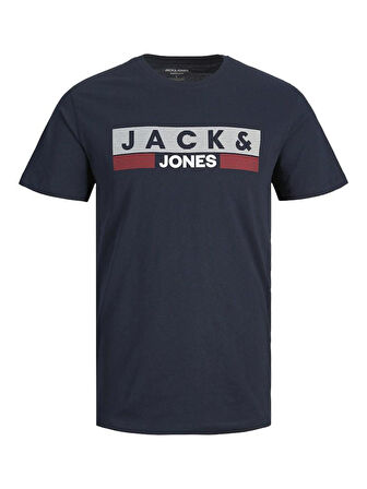 Jack Jones Corp Logo Plus Erkek Tişört 12158505