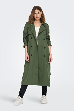 ONLY ONLCHLOE TRENCHCOAT DOUBLE B. OTW NOOS 15242306 YEŞİL