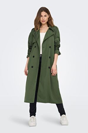 ONLY ONLCHLOE TRENCHCOAT DOUBLE B. OTW NOOS 15242306 YEŞİL