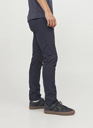 Jack & Jones Normal Bel Slim Fit Lacivert Erkek Denim Pantolon JPSTGLENN JJORIGINAL PANT