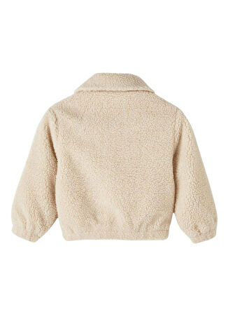 Name İt Krem Kadın Mont NMFMAKOA TEDDY JACKET PB