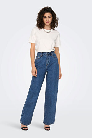 Only Kadın Onl90s Dad Fit Jean Pantolon 15282278 Mavi