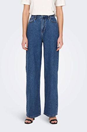 Only Kadın Onl90s Dad Fit Jean Pantolon 15282278 Mavi