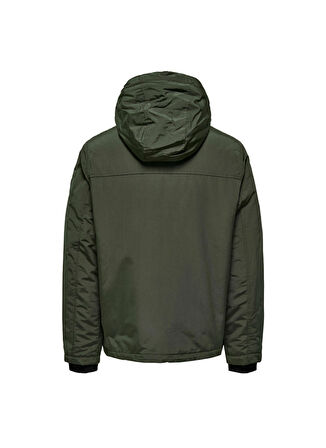 Only & Sons Haki Erkek Mont 22025214_ONSJAYDEN HOOD JACKET OTW