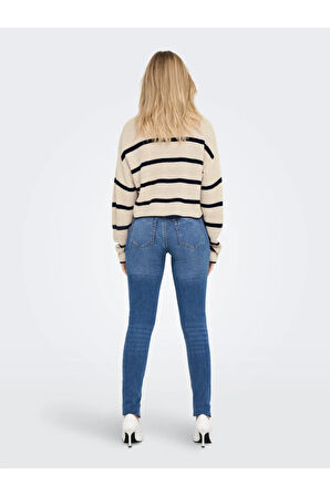 Only Kadın Düşük Omuzlu Crop Kazak - 15284453