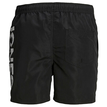 Jack & Jones Logo Erkek Siyah Mayo Şort (12225967-B)