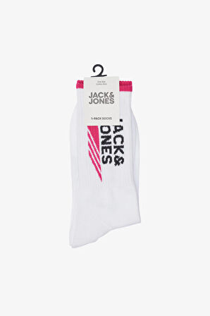 Jack & Jones Jacluca Logo Tennıs Sock Pembe Erkek Çorap 12234472-Pink