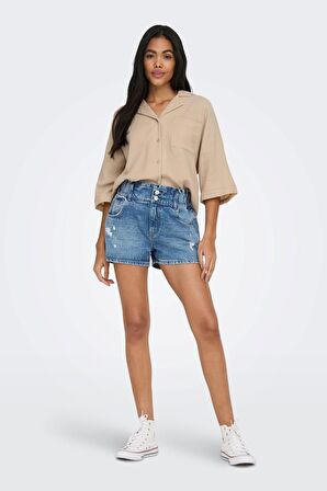 ONLY ONLTHYRA SS SHIRT NOOS WVN KREM