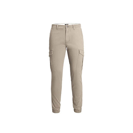 Jack&Jones Jpstmarco Jjjoe Cuffed Cargo Erkek Pantolon 12186889-Oxford Tan Krem