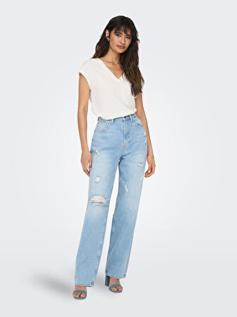 Only Onlfree Life S/S Modal Stitch Top Jrs Kadın T-shirt 15285624