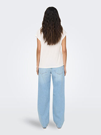 Only Onlfree Life S/S Modal Stitch Top Jrs Kadın T-shirt 15285624