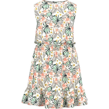 Kız Çocuk Çiçekli Elbise