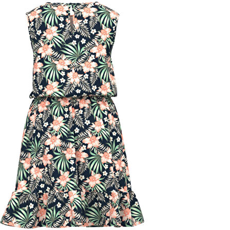 Kız Çocuk Çiçekli Elbise