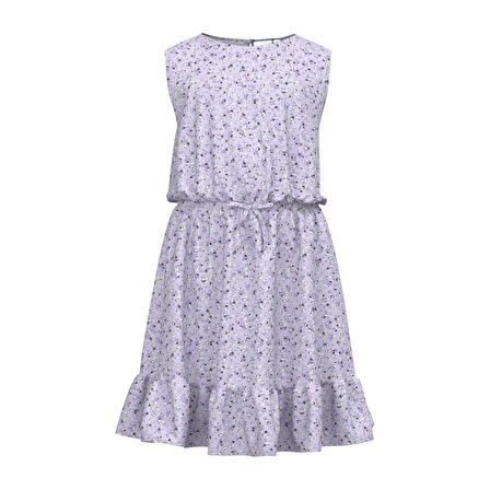 Kız Çocuk Çiçekli Elbise