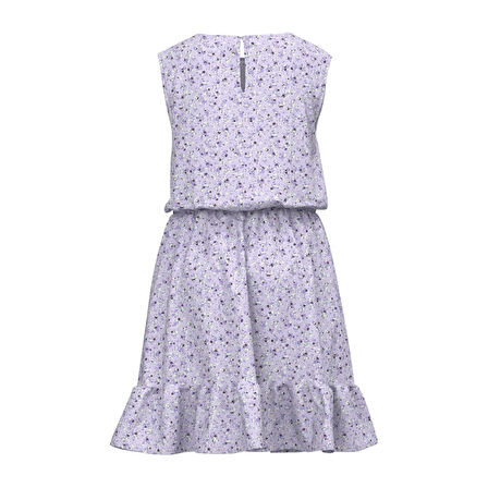 Kız Çocuk Çiçekli Elbise