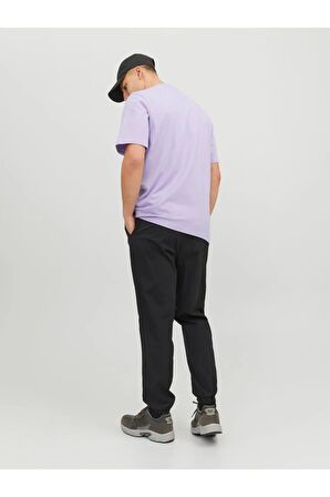 JACK&JONES JCOWATER OVERLAY TEE SS CREW NECK MOR