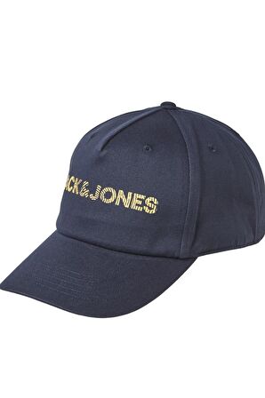 JACK&JONES JACADRIAN BASEBALL CAP lacivert