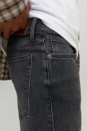 Jack & Jones Erkek Jjiglenn Slim Fit Jean Pantolon 12229522 Siyah