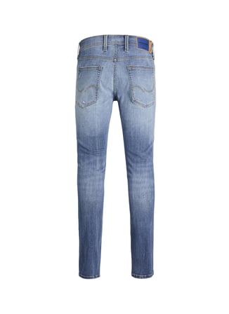 Jack & Jones Düşük Bel Skinny Fit Mavi Erkek Denim Pantolon 12229197_JJILIAM JJSEAL GE 484 SN