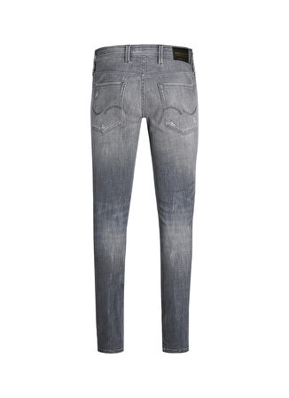 Jack & Jones Düşük Bel Skinny Fit Gri Erkek Denim Pantolon 12229187_JJILIAM JJSEAL GE 284