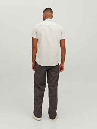 Jack&Jones Kısa Kollu Beyaz Erkek Gömlek 12235362