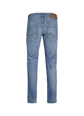 Jack & Jones Normal Bel Slim Straight Mavi Erkek Denim Pantolon 12229815_JJITIM JJDAVIS JJ 074 NOOS