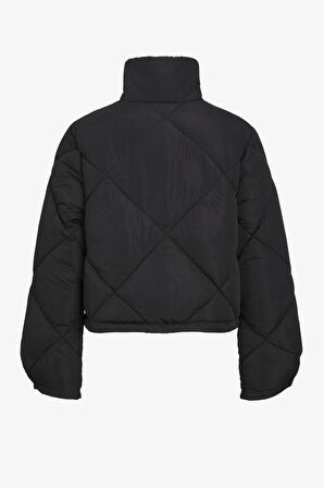 JJXX Jxunit Short Quilted Jacket Otw Kadın Siyah Mont 12236457-Black