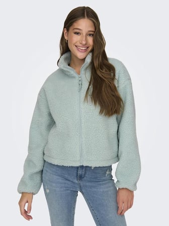 Only Kadın Peluş Ceket Su Yeşili - 15294363