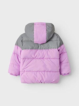 Name It Kapüşonlu Lila Kız Çocuk Mont 13218467