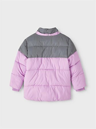 Name It Kapüşonlu Lila Kız Çocuk Mont 13218467
