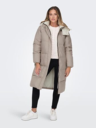 Only Onlvilma Down Long Coat Cc Otw Kadın Mont