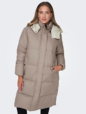 Only Onlvilma Down Long Coat Cc Otw Kadın Mont