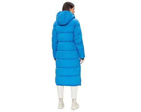 Only Onlann Premium Puffer Coat Kadın Günlük Mont 15287913-DIRECTOIRE-BLUE Mavi