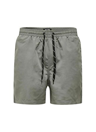 Only & Sons Gri Erkek Şort Mayo ONSTED LIFE SWIM SHORT GW 1832