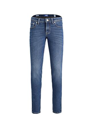 Jack & Jones Açık Mavi Erkek Çocuk Boru Paça Uzun Düz Denim Pantolon JJIGLENN JJIORIGINAL MF 070 NOOS JN