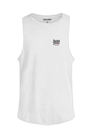 Jack & Jones Erkek Günlük  Baskılı Spor Günlük Atlet Tank Top - 12238111