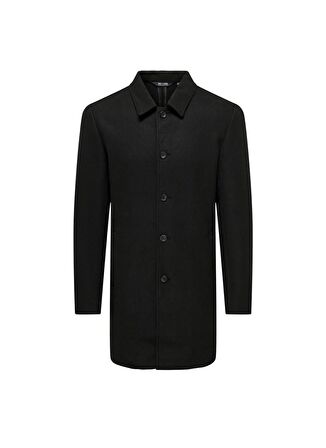 Only Siyah Erkek Mont ONSADAM COAT OTW VD